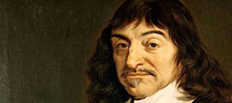 Portrait of René Descartes, a key figure in the development of modern philosophy and whose ideas influenced evolutionary psychology.