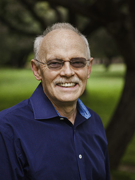 Smiling older man wearing glasses
