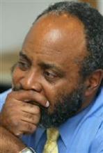 Close-up portrait of W.E.B. Du Bois, thoughtful expression.